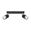 NERO 2 ceiling light black/chrome