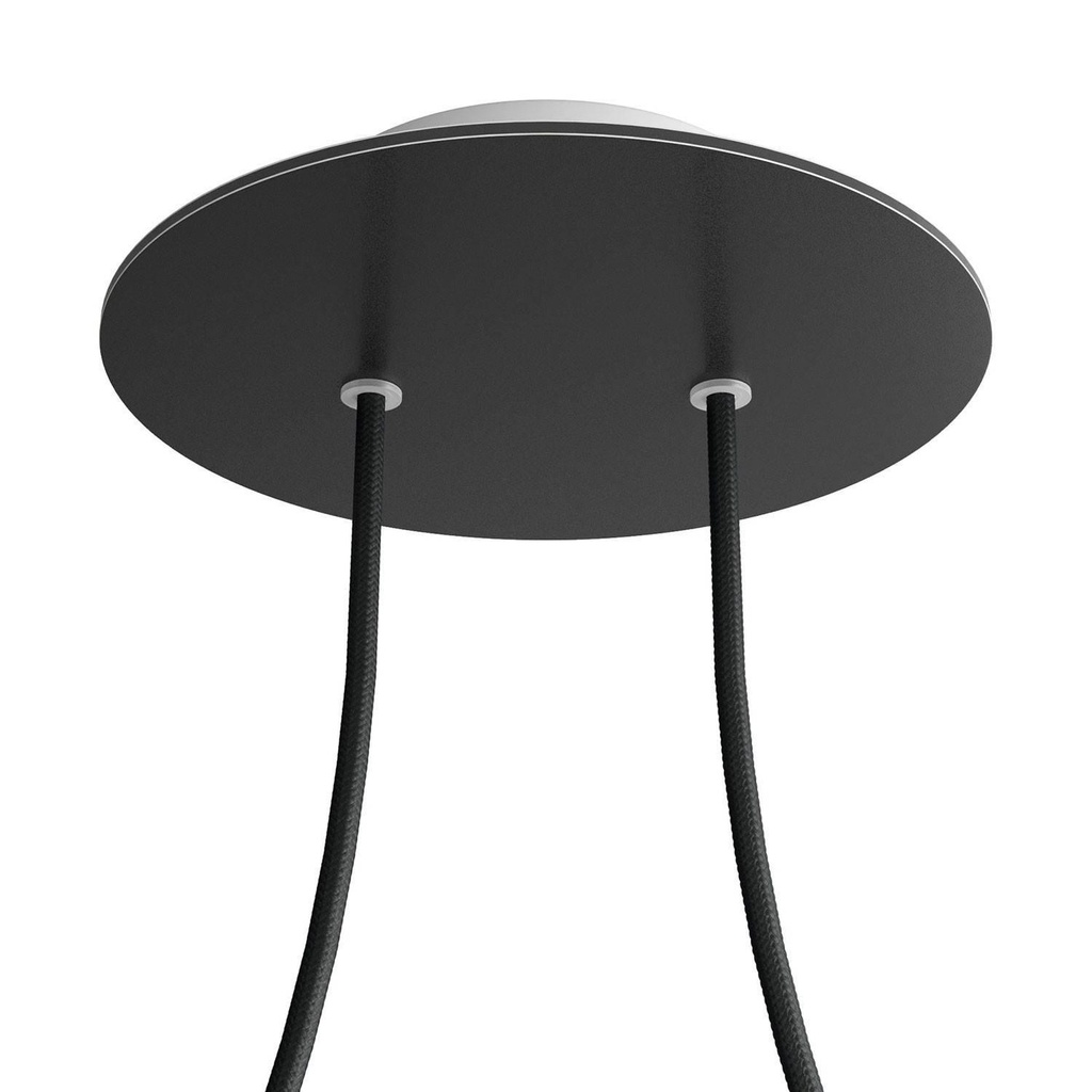 Rose-One rosette round, diameter 200 mm with 2 holes and 4 side holes