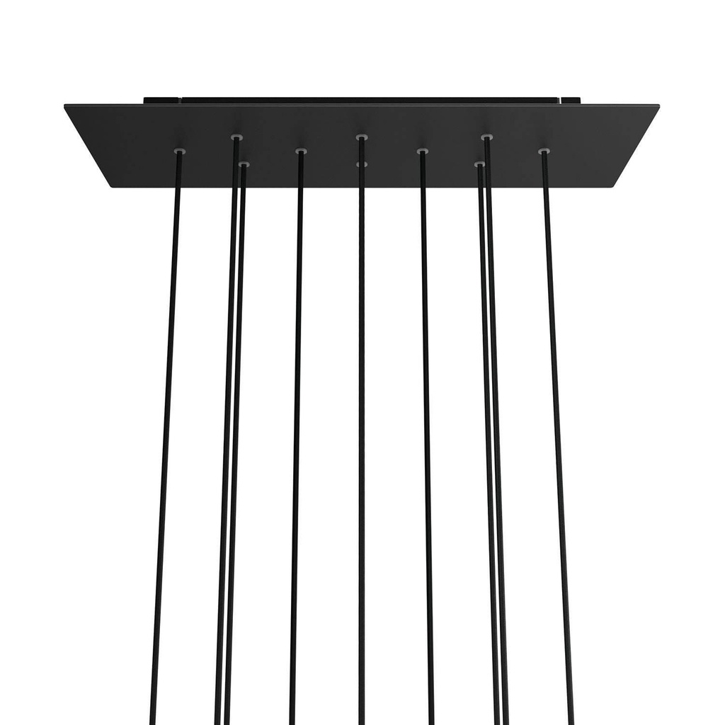 Rosone XXL Rose-One rettangolare a 10 fori e 6 fori laterali,