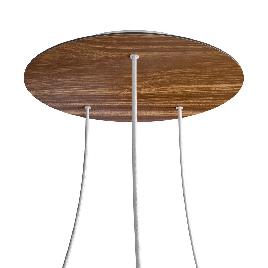 Rose-One XXL rosette round, 400 mm diameter with 3 holes and 4 holes