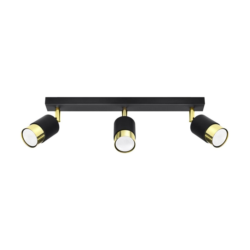 NERO 3 ceiling light black/gold