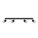 NERO 4 ceiling light black/chrome