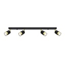 NERO 4 ceiling light black/gold