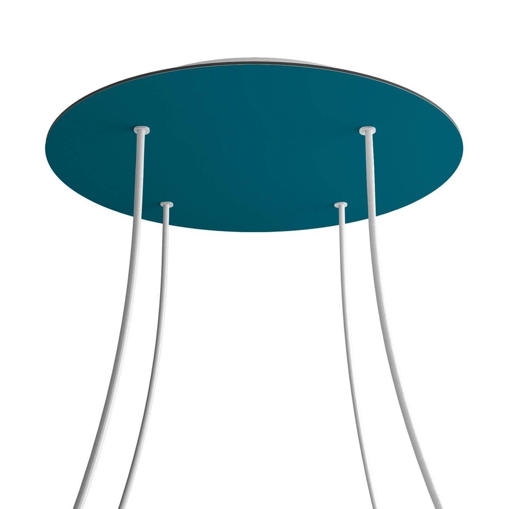 Rosone XXL Rose-One rotondo, diametro 400 mm con 4 fori e 4 fori