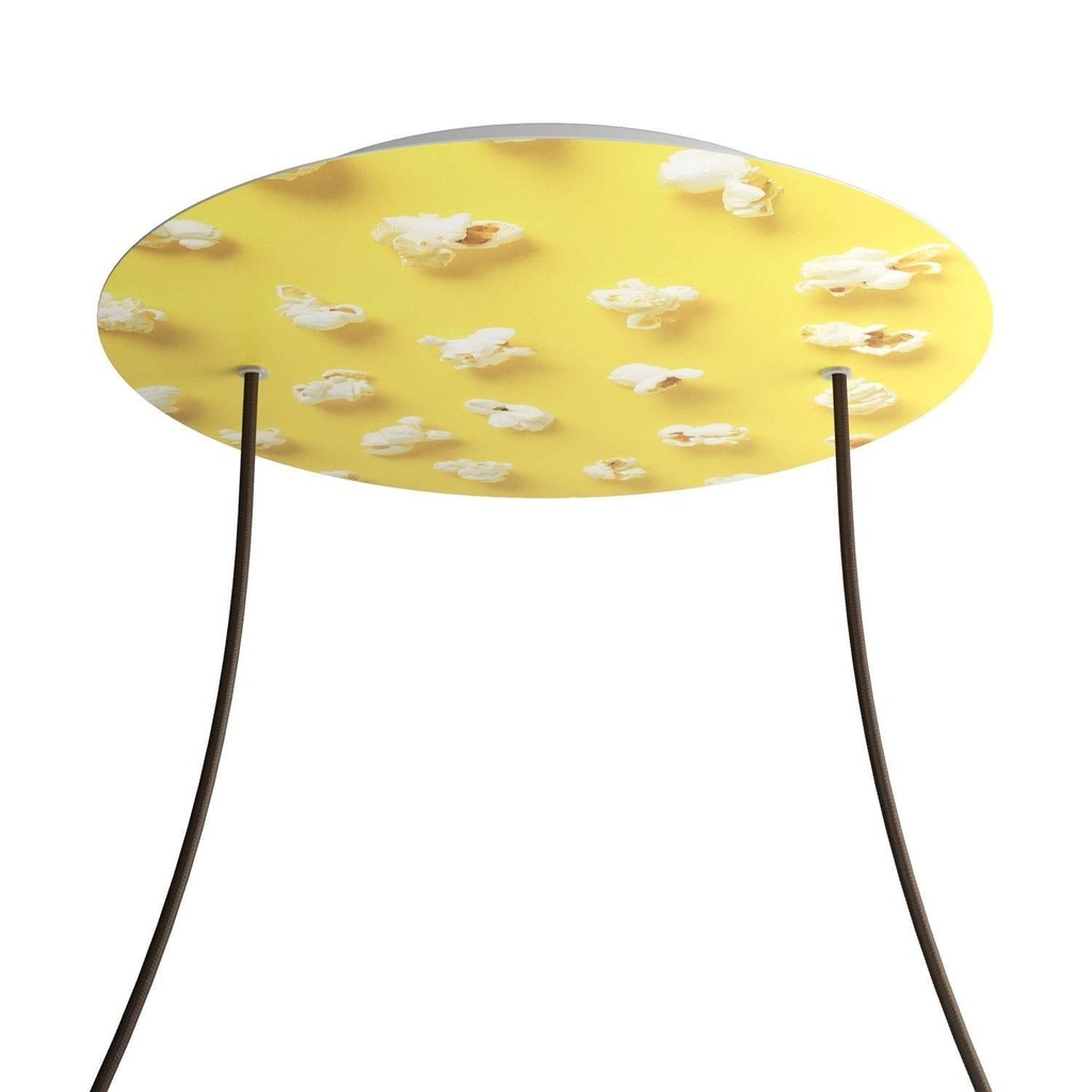 Rosone XXL Rose-One rotondo, diametro 400 mm con 2 fori e 4 fori