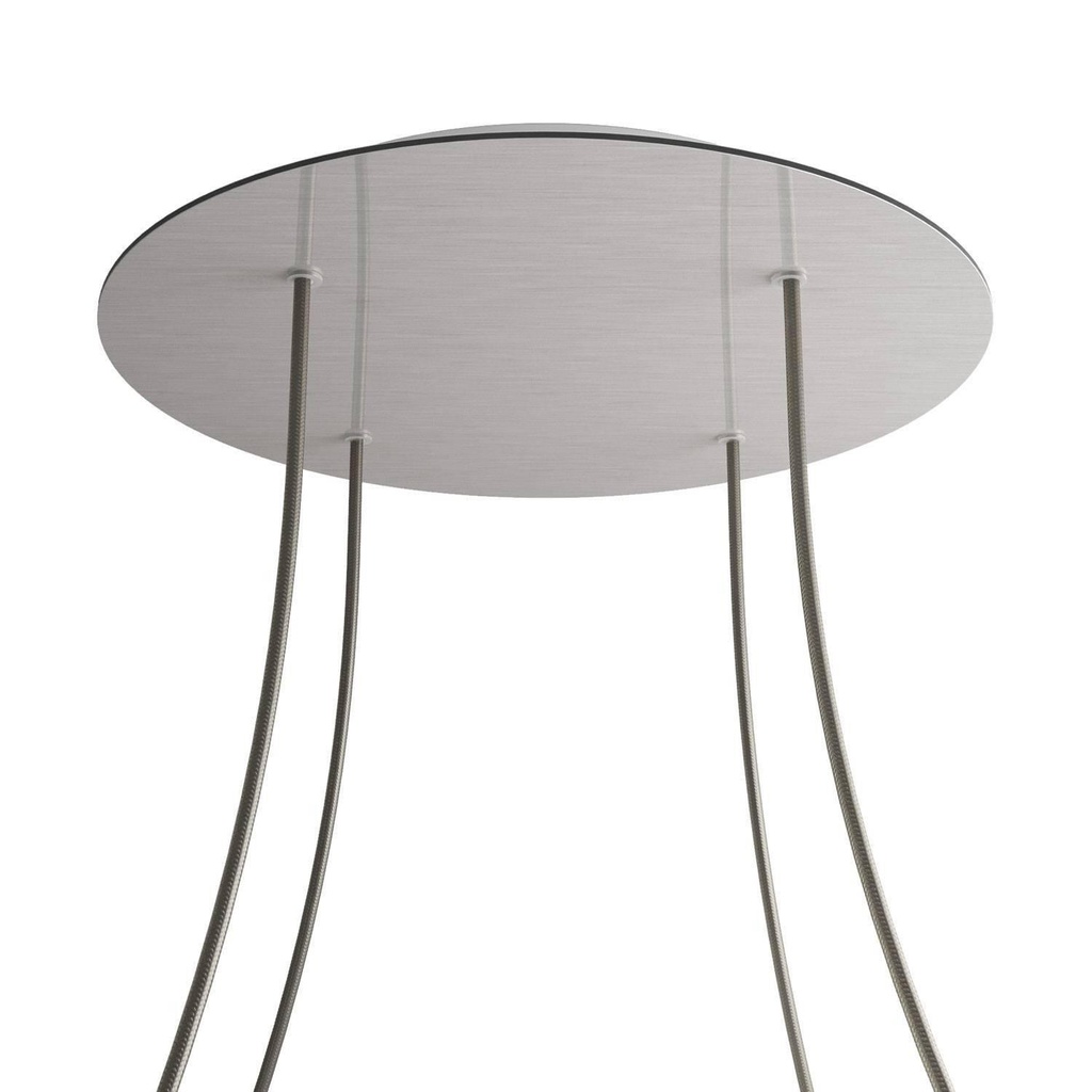 Rose-One XXL rosette round, 400 mm diameter with 4 holes