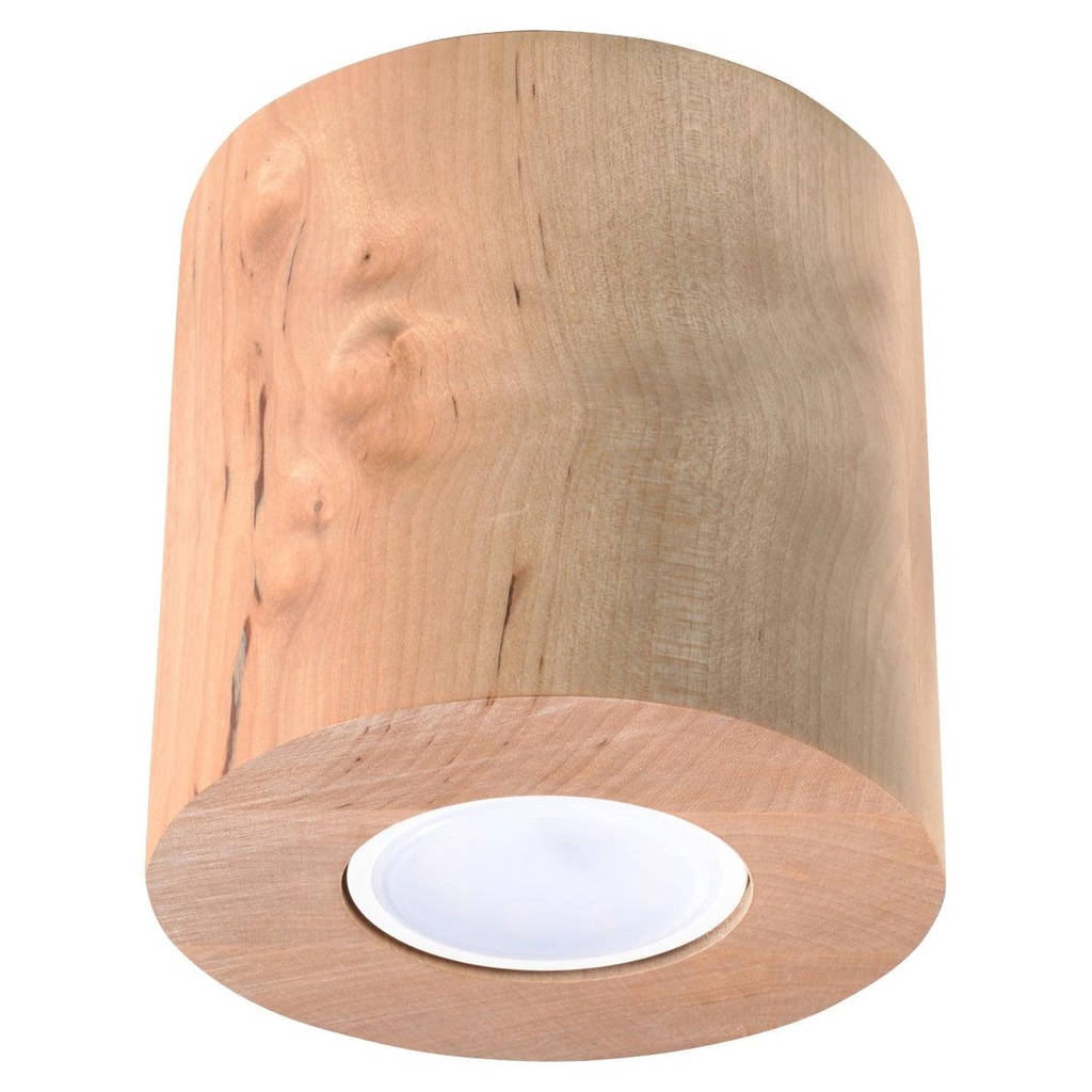 Lampada da soffitto ORBIS in legno naturale