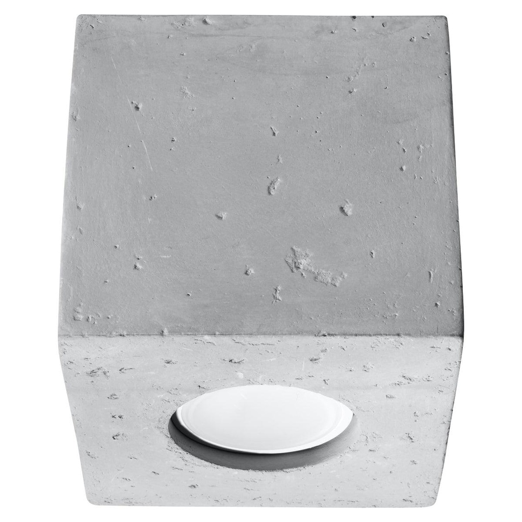 Lampada da soffitto QUAD in cemento
