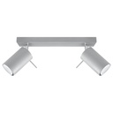 Lampada da soffitto RING 2 grigio