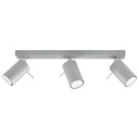 Lampada da soffitto RING 3 grigio