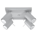 RING 4 ceiling light grey
