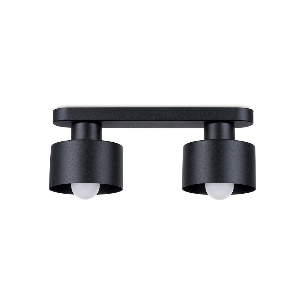Lampada da soffitto SAVAR 2 nero
