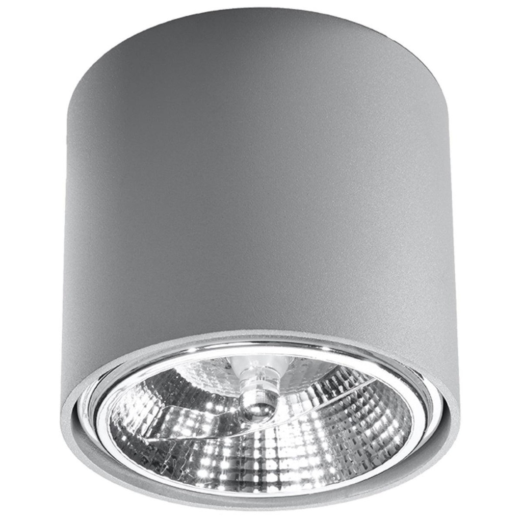 Lampada da soffitto TIUBE grigio