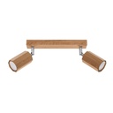 Lampada da soffitto ZEKE 2 rovere