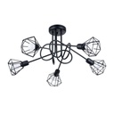 Lampadario ARTEMIS 5S nero