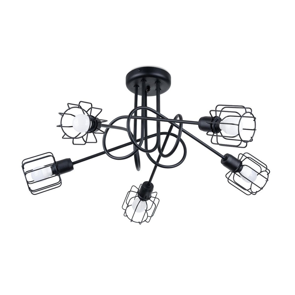 BELUCI 5S Chandelier black