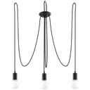 EDISON 3 black chandelier