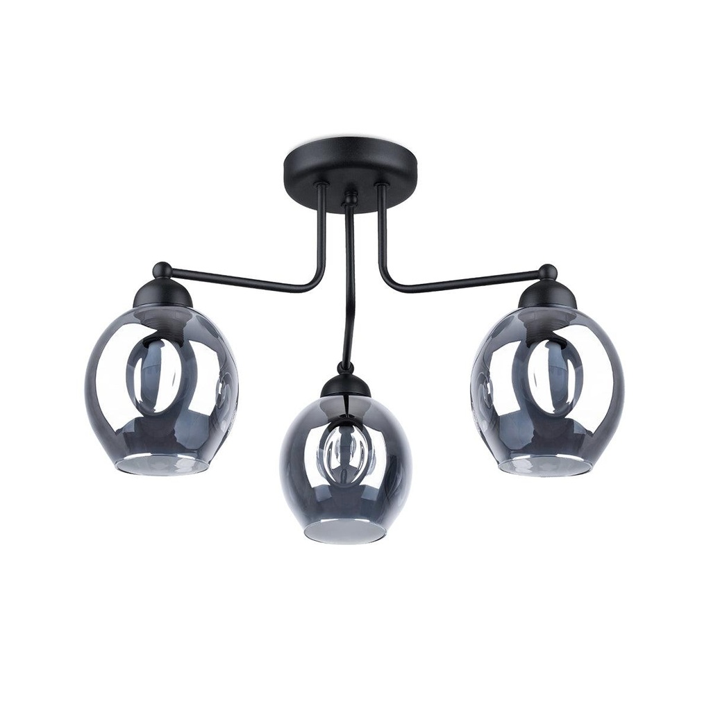 [SL.1144] Lampadario FILLAN 3 nero