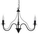 Lampadario MINERWA 3 nero