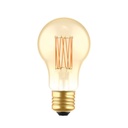 LED-Glühbirne Gold Carbon Line vertikales Filament Tropfen A60 7W 640Lm E27 2700K dimmbar - C53