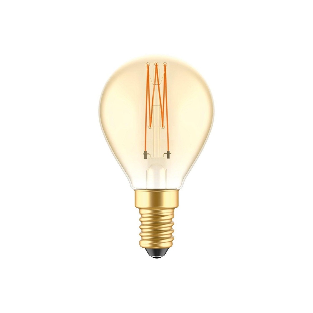 [8057971910175] Ampoule LED dorée Carbon Line à filament vertical Mini Globe G45