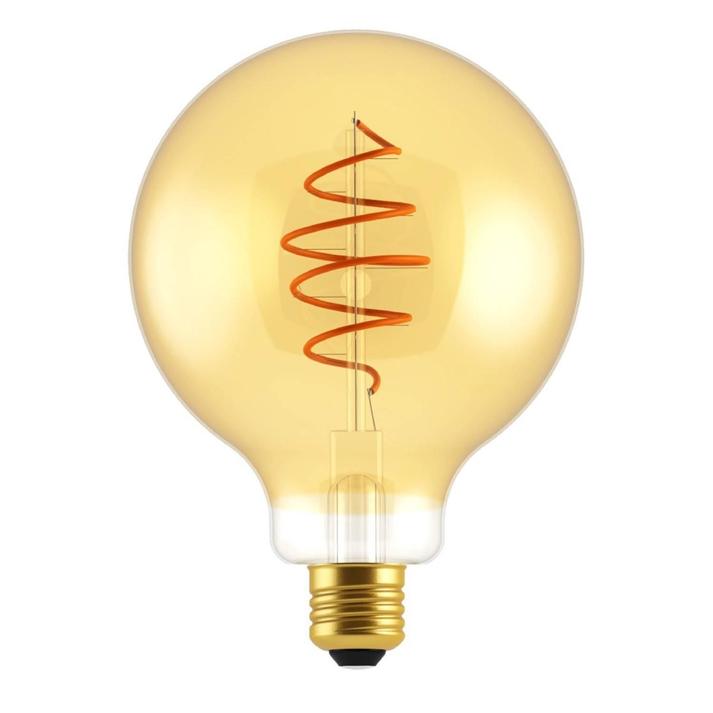 [8055681815810] Ampoule LED dorée Globe G125 Croissant Line avec filament