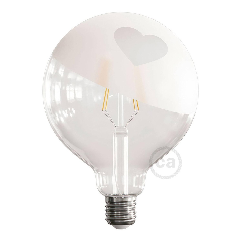 [8057730762885] LED-Glühbirne Globe G125 Short Filament Line Tattoo Lamp® Modell