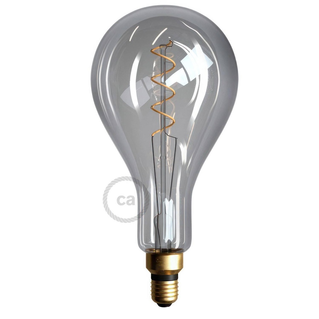 [8055681814073] Smoky XXL Birne LED-Glühbirne A165 Gebogenes Spiralfilament 5W 150Lm