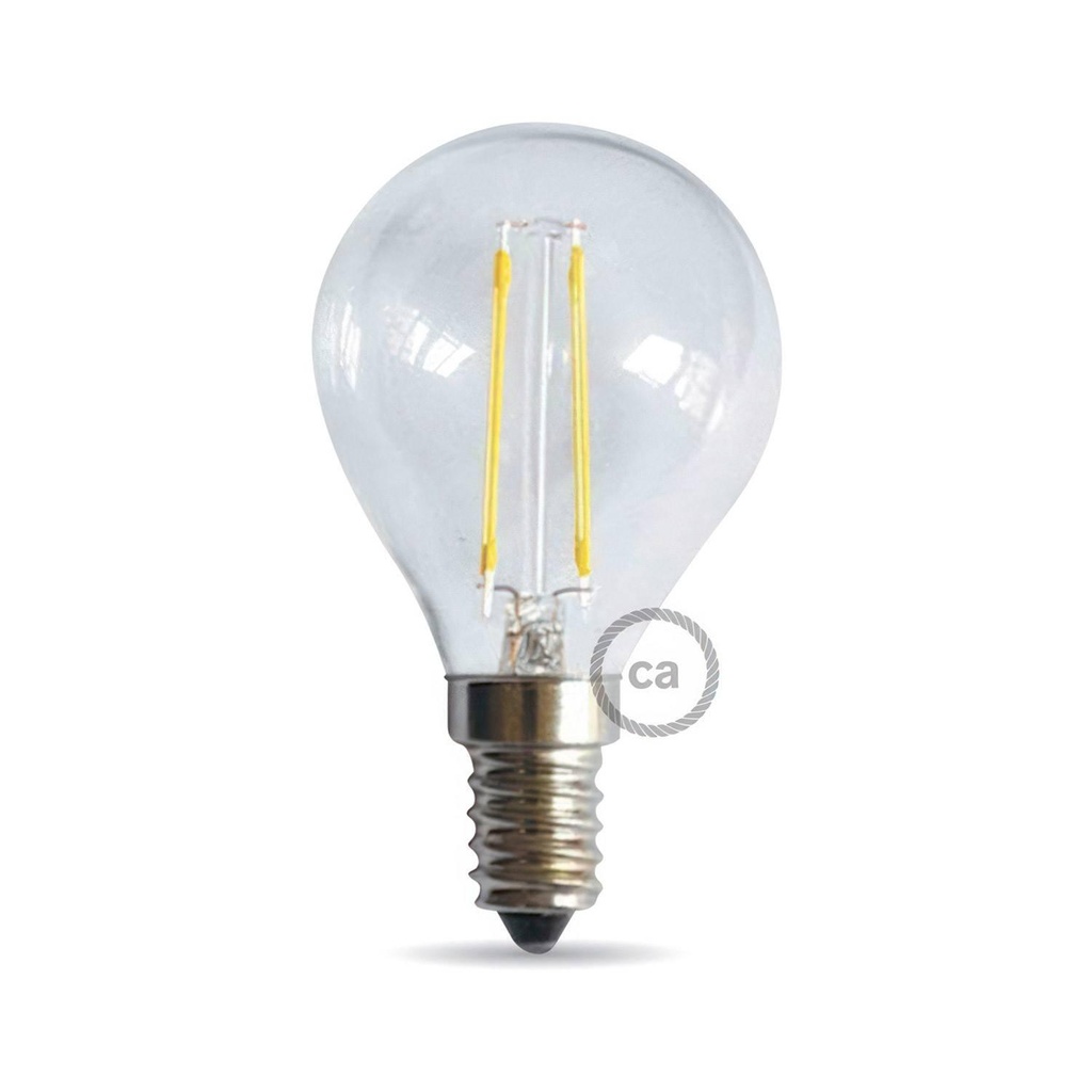 [8055681811911] LED Bulb Transparent Globe 4,5W 440Lm E14 2700K