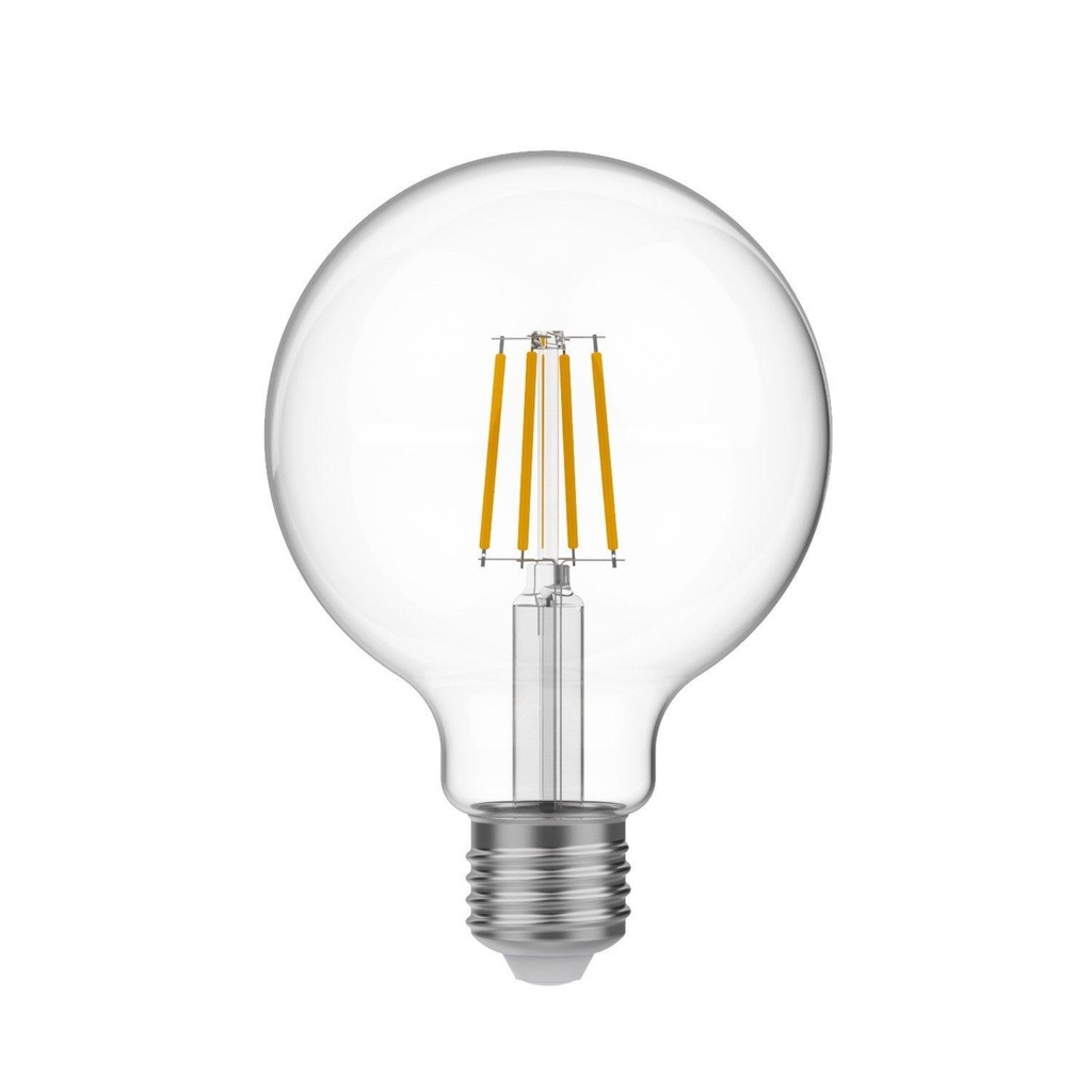 [8050997700034] Lampadina LED Trasparente Globo G95 4W 470Lm E27 2700K - E04