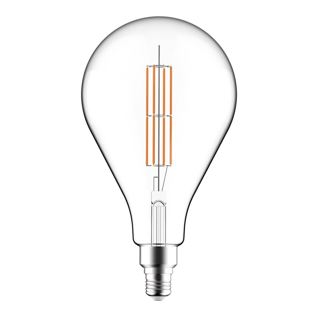 [8055681815797] Transparente LED-Glühbirne XXL Birne PS160 Doppelfilament Gerade 11W