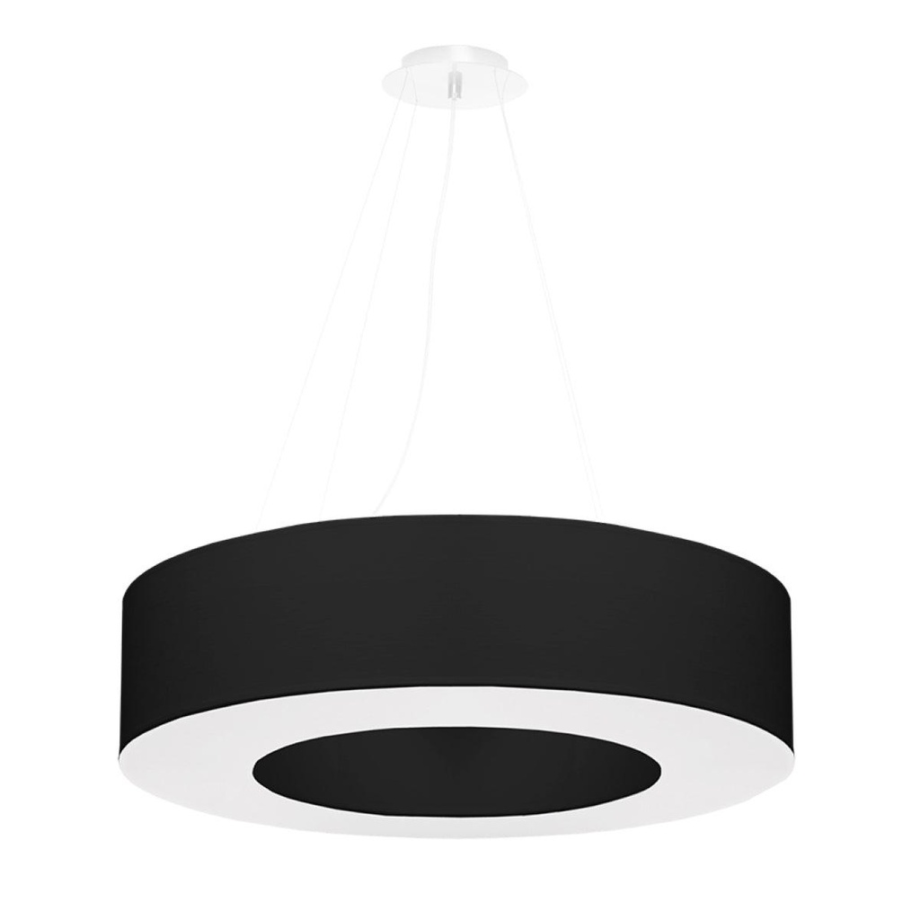 Lampadario SATURNO 70 nero