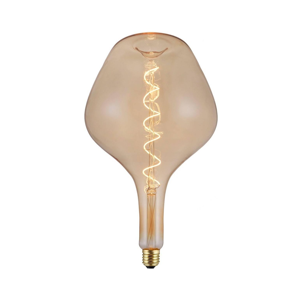 Lampadina LED Dorata DemiJohn 315 filamento a Spirale 5W 250Lm E27