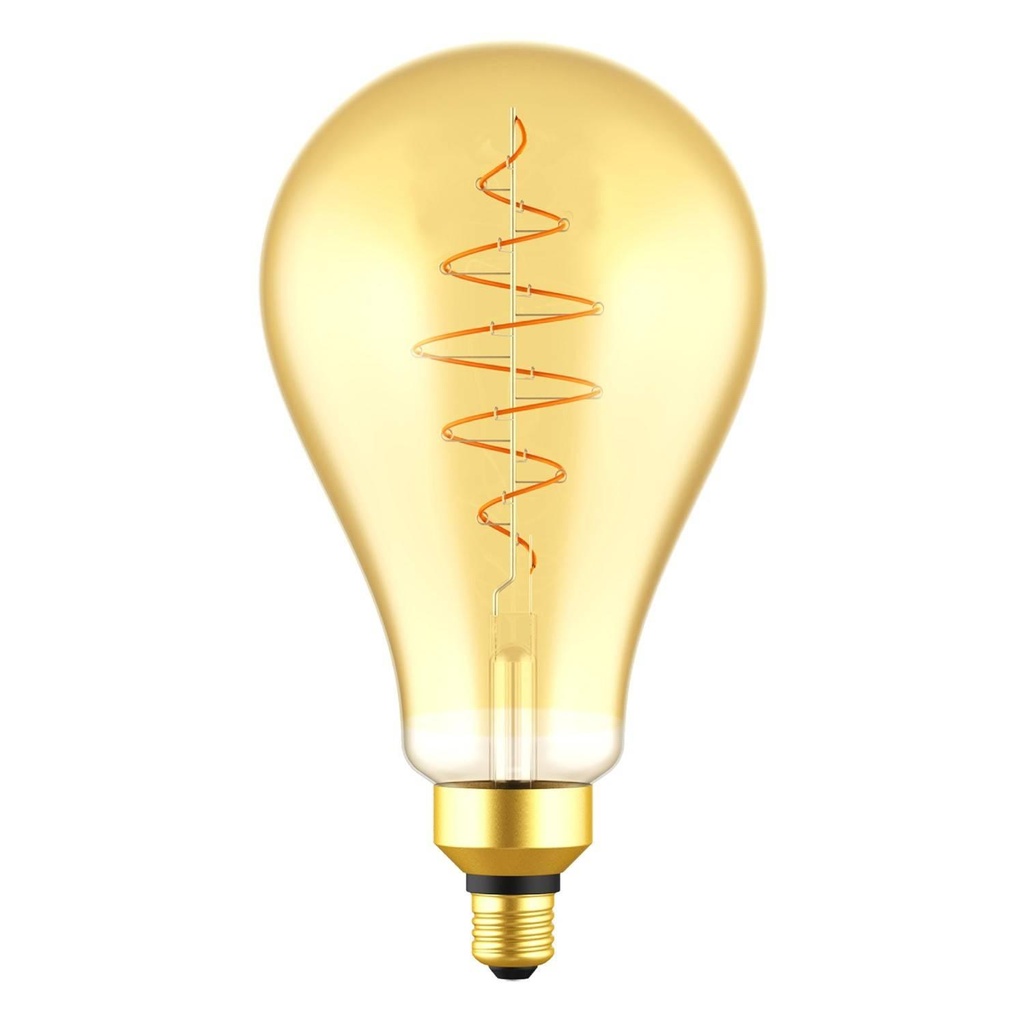 [8055681815858] XXL Pear A160 Line Croissant Golden LED Bulb with Filament