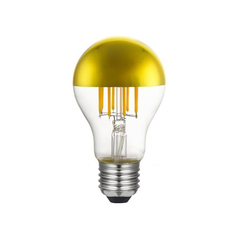 Lampadina LED Mezza Sfera Oro Goccia A60 7W 660Lm E27 2700K