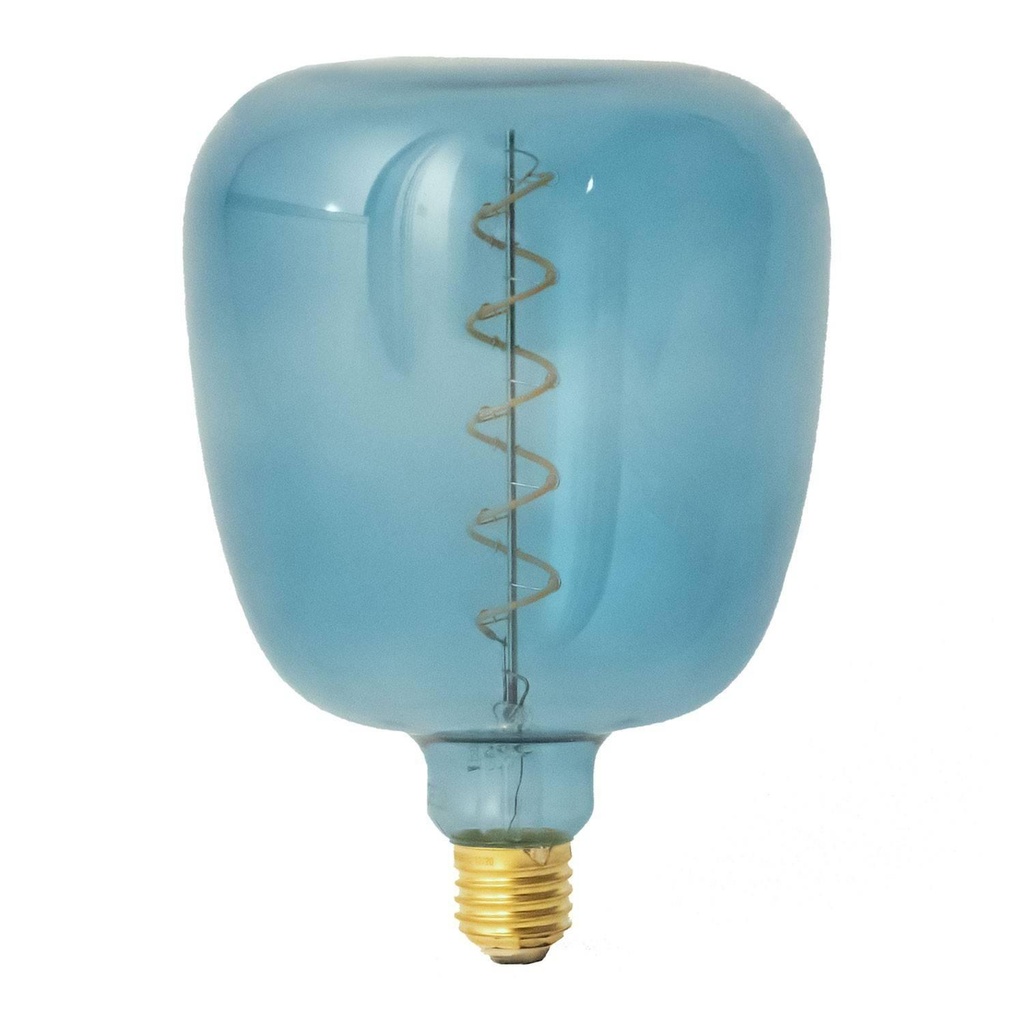 [8055681816275] Ozeanblaue XXL-LED-Glühbirne Bona Pastel Line Spiral Filament