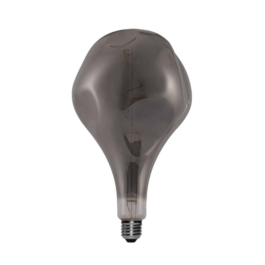 LED bulb Smoky Bumped XXL Pear A165 curved spiral filament