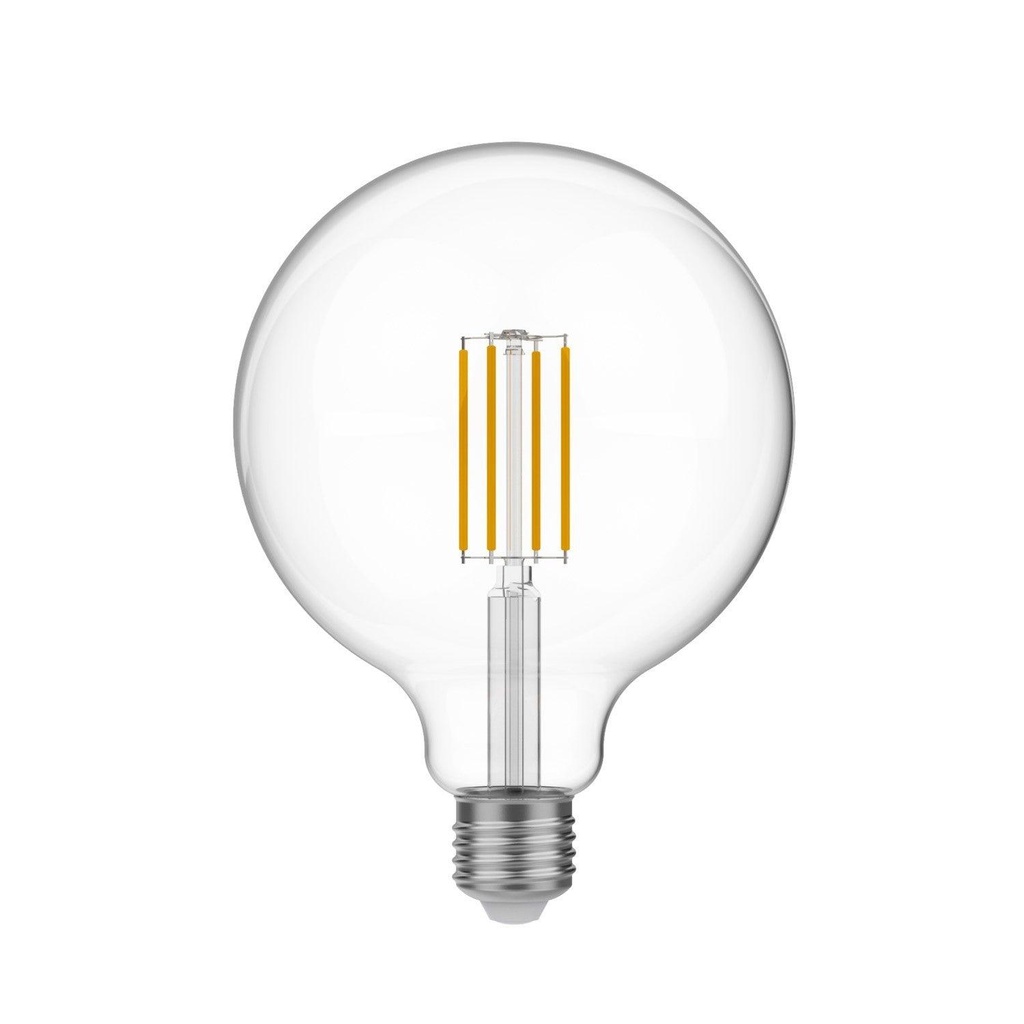 Lampadina LED Trasparente Globo G125 7W 806Lm E27 3500K Dimmerabile