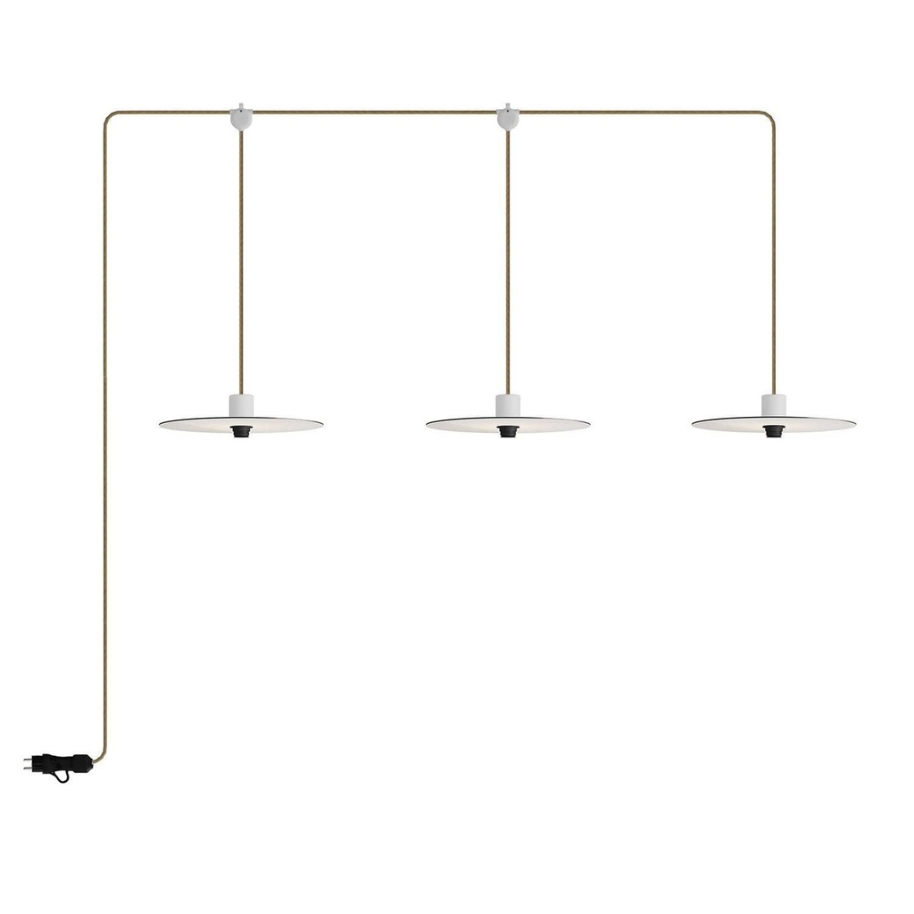 E-Snake EIVA Lampada da esterno IP65 portatile a 3 luci con paralumi