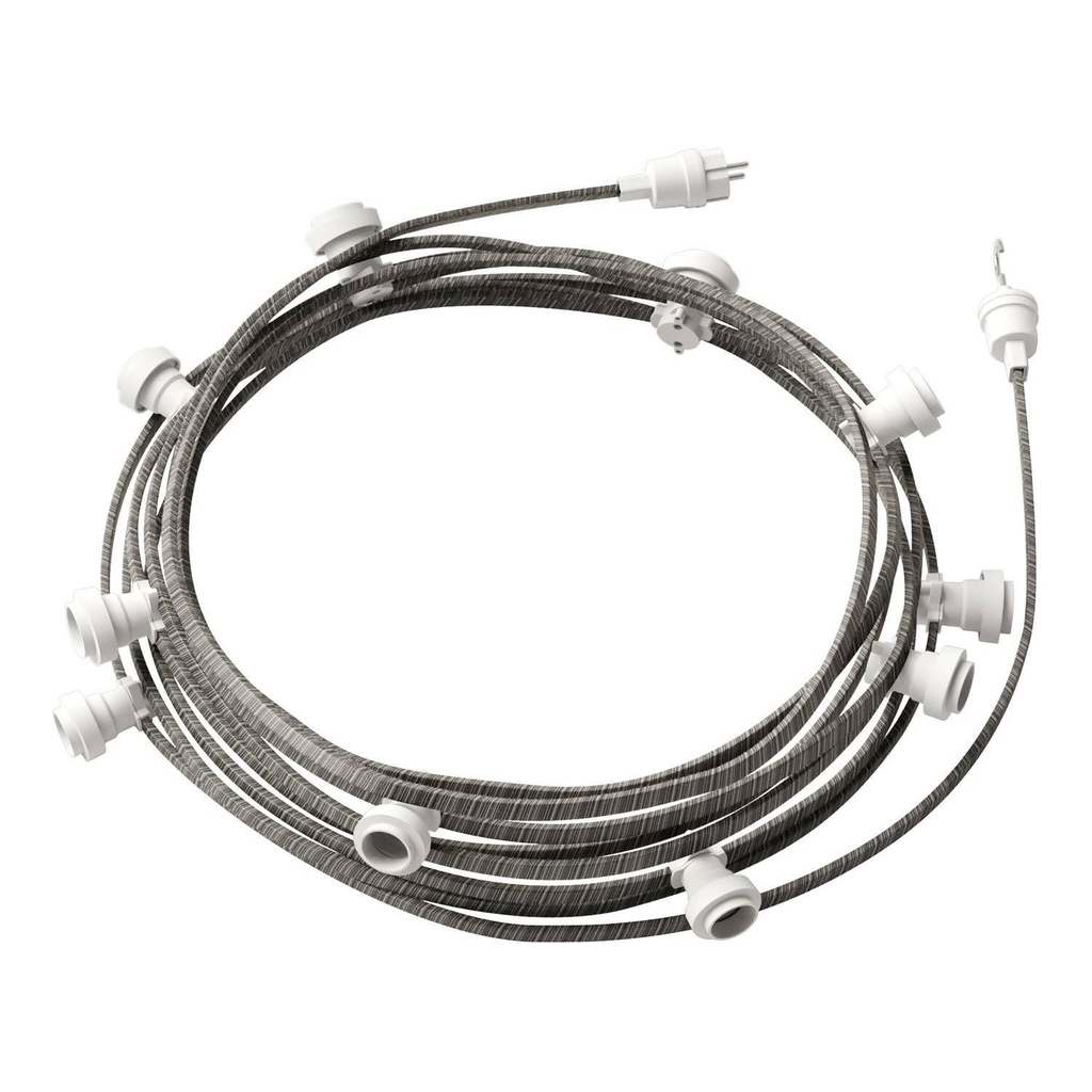 Ready-to-use 12.5 m Lumet System catenary with textile cable,