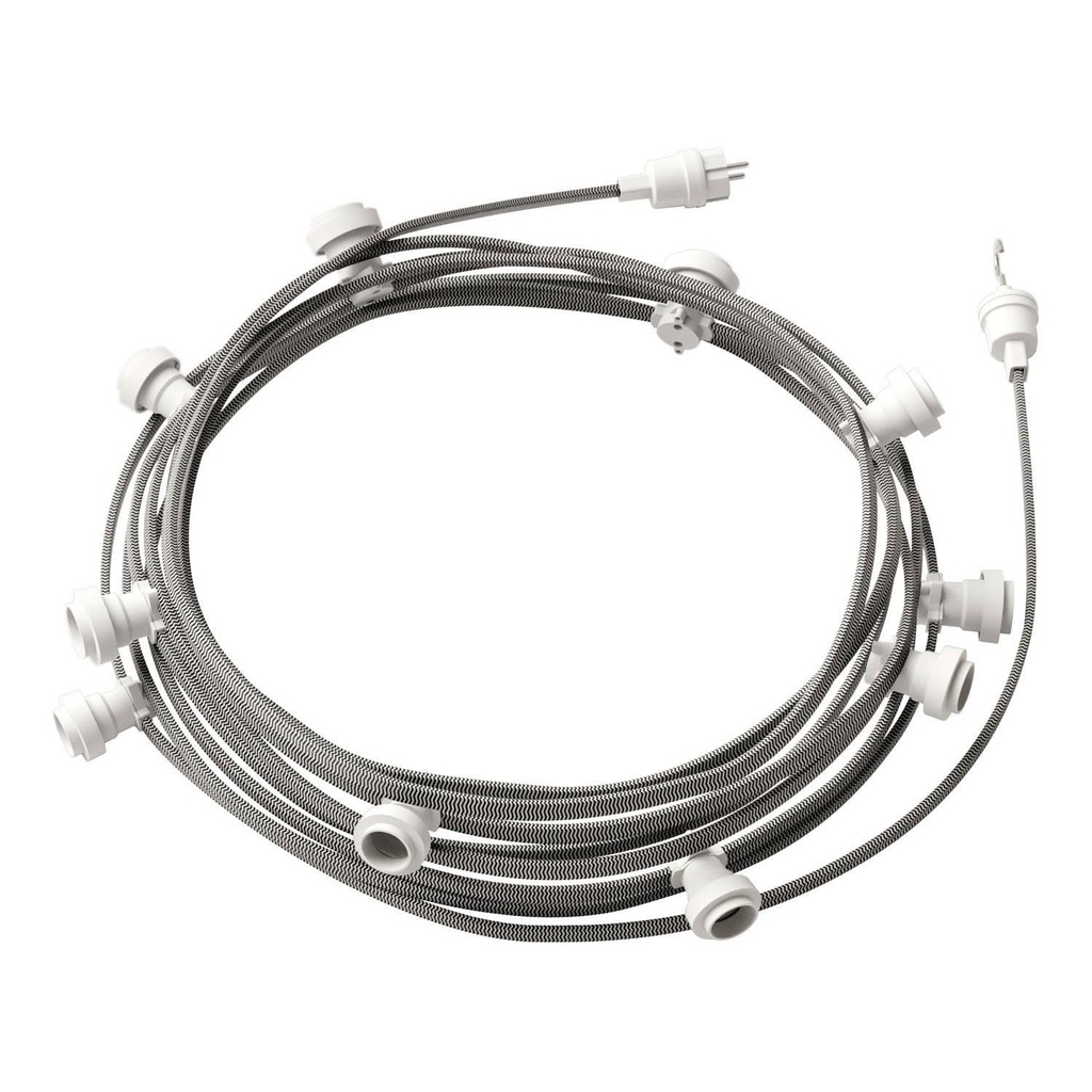 Ready-to-use 12.5 m Lumet System catenary with textile cable,