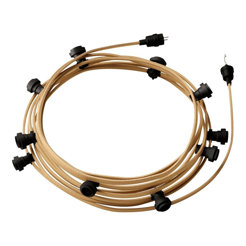 Ready-to-use 12.5 m Lumet System catenary with textile cable,