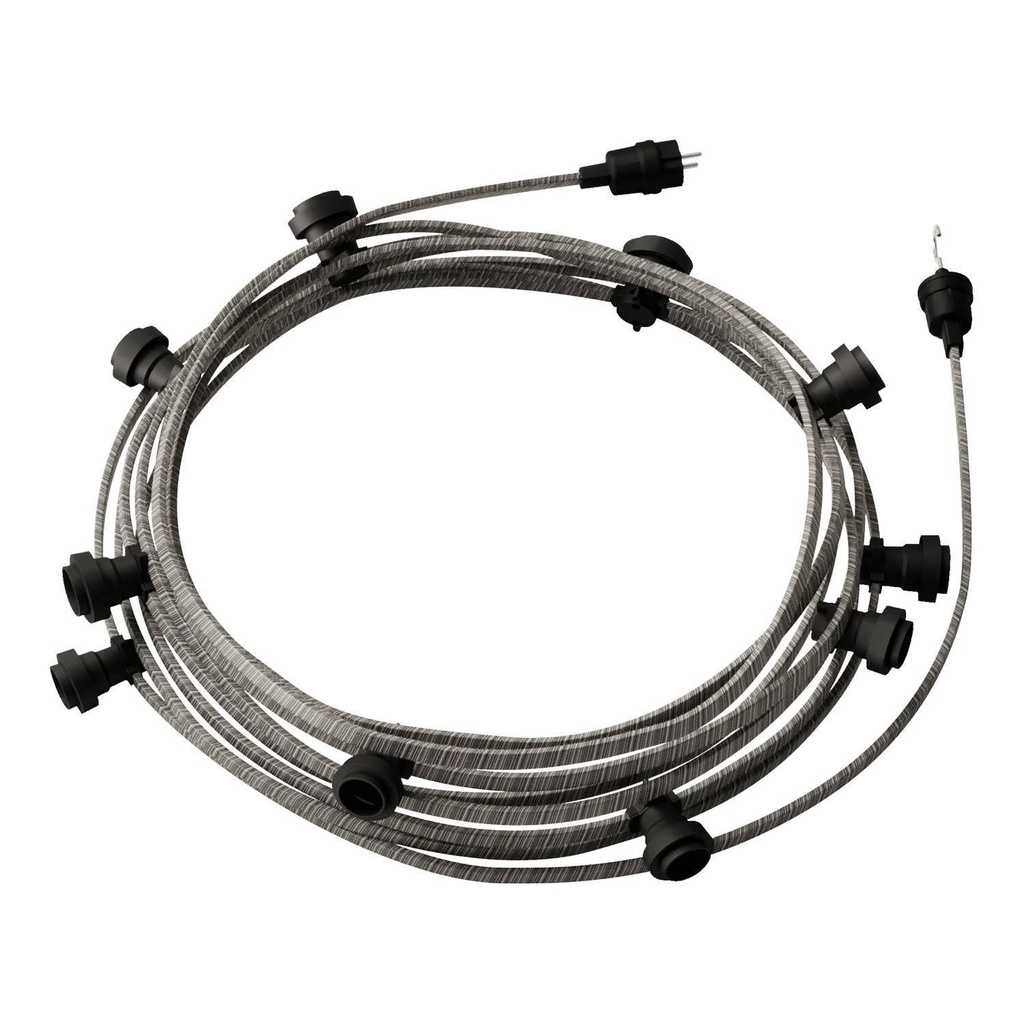 Ready-to-use 12.5 m Lumet System catenary with textile cable,