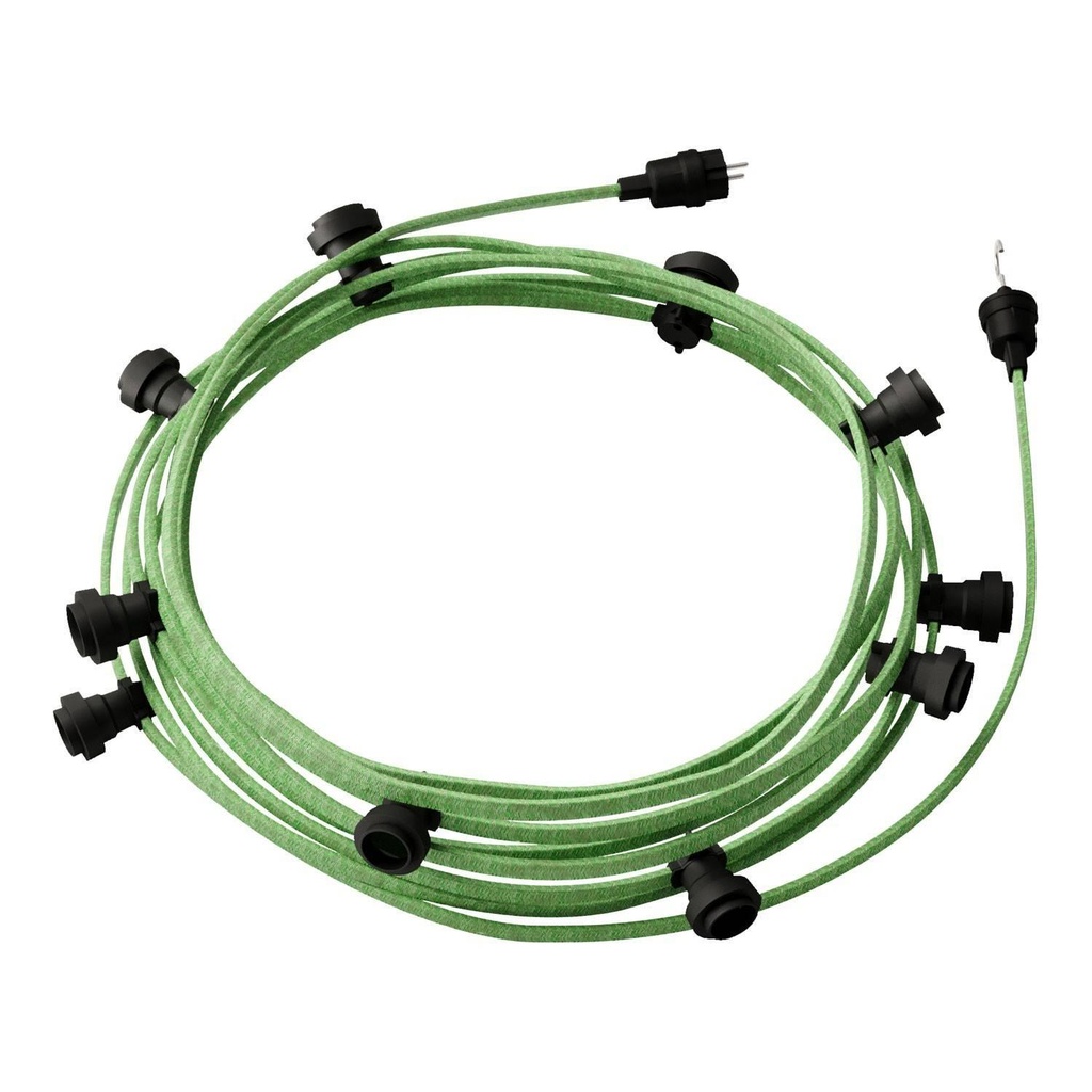 Ready-to-use 12.5 m Lumet System catenary with textile cable,