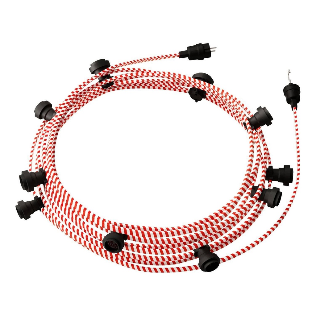 Ready-to-use 12.5 m Lumet System catenary with textile cable,