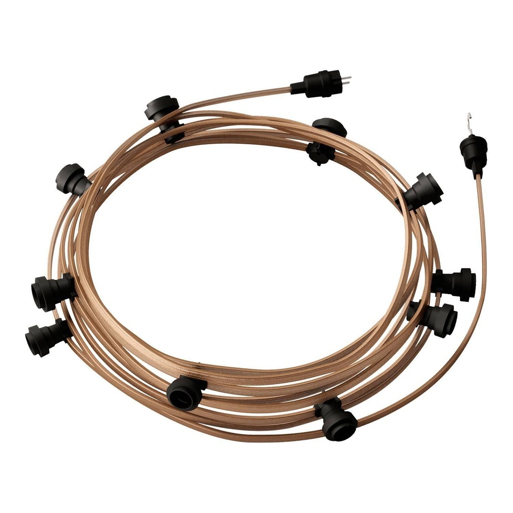 Ready-to-use 12.5 m Lumet System catenary with textile cable,