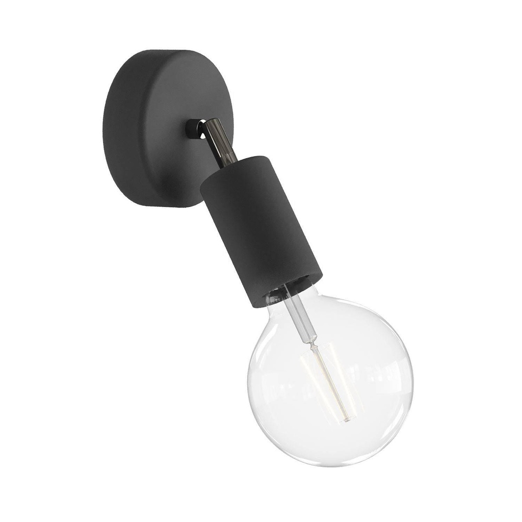Fermaluce EIVA ELEGANT con snodo orientabile, rosone e portalampada