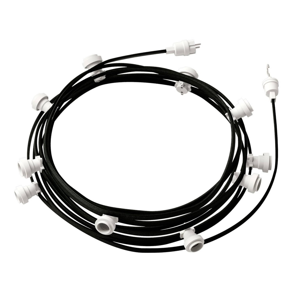 Ready-to-use 12.5 m Lumet System catenary with textile cable,
