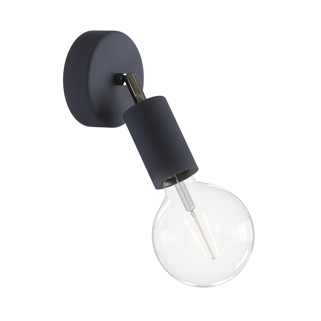 Fermaluce EIVA ELEGANT con snodo orientabile, rosone e portalampada