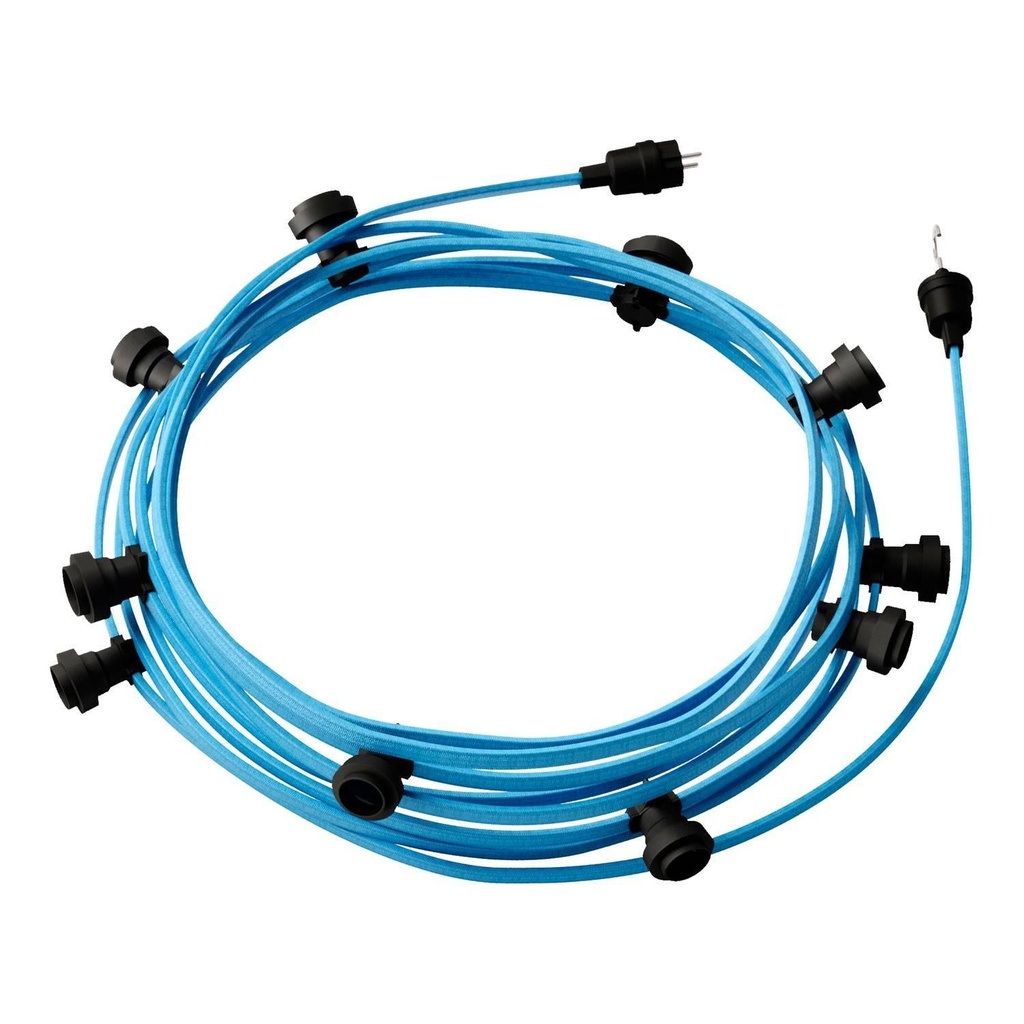 Ready-to-use 12.5 m Lumet System catenary with textile cable,